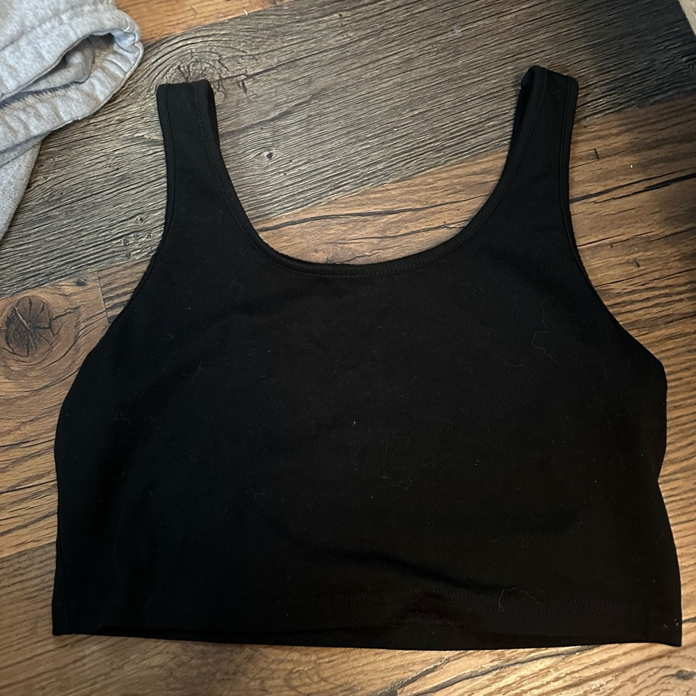 Cute black tank top